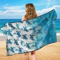 thumbnail image 5 of Bulopur Sea Turtle Front Car Seat Towel for Men Breathable Sweat Carseat Protector with Storage Bag for Beach Vacation Soft Fit SUV Sedan Truck 1pcs, 5 of 7
