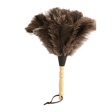Acdanc Duster with Soft Bristles,White Handle Feather Duster for Delicate Surfaces,Premium Dusters for Cleaning