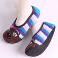 thumbnail image 2 of Adult Warm Microfiber Travel Cute Animal Furry Non-Slip Lined Slippers, Home Cozy Slip On, 2 of 7
