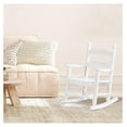 thumbnail image 5 of Child's Wood Porch Rocker - Perfect for Indoor or Outdoor All Weather Porch Rocker for Garden,Lawn,Balcony,Backyard and Patio Porch Rocker Use - Suitable for 3-7 Years Old(White), 5 of 5