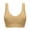 Apricot, variant on Seamless Sports Bras for Women Built Up Brassiere Tank Top Wireless Stretch Yoga Bra with Removable Pads
