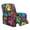Colorful Paw Print, variant on Renewold Peony Flower Couch Cover Recliner Comfy Chair Cover for Recliner 4 Pieces Anti-Slip Single Seat Couch Slipcover Stretch Furniture Protector for Living Room