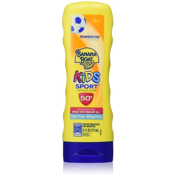 Banana Boat Kids Sport Sunscreen Lotion Broad Spectrum SPF 50 6 oz
