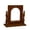 Brown - 23x9x22cm, variant on Junepar Vintage Wooden Vanity Mirror, 9.1" Freestanding Makeup Mirror, Antique French Style Rectangular Mirror for Bedroom Dressing Table and Desk