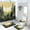 Pattern-4, variant on Rustic Cabin 4 Pieces Shower Curtain Set with Non-Slip Rug Funny Bear Forest on Brown Wooden Board with Toilet Lid Cover and Bath Mat, Waterproof Shower Curtain with 12 Hooks, 72x72 Inch