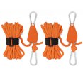 thumbnail image 2 of Sujetador De Cuerda 2 uds sujetador de cuerda ajustable 4mm 4m tensor de polea para exteriores (naranja) Tmvgtek Para Estrenar, 2 of 8