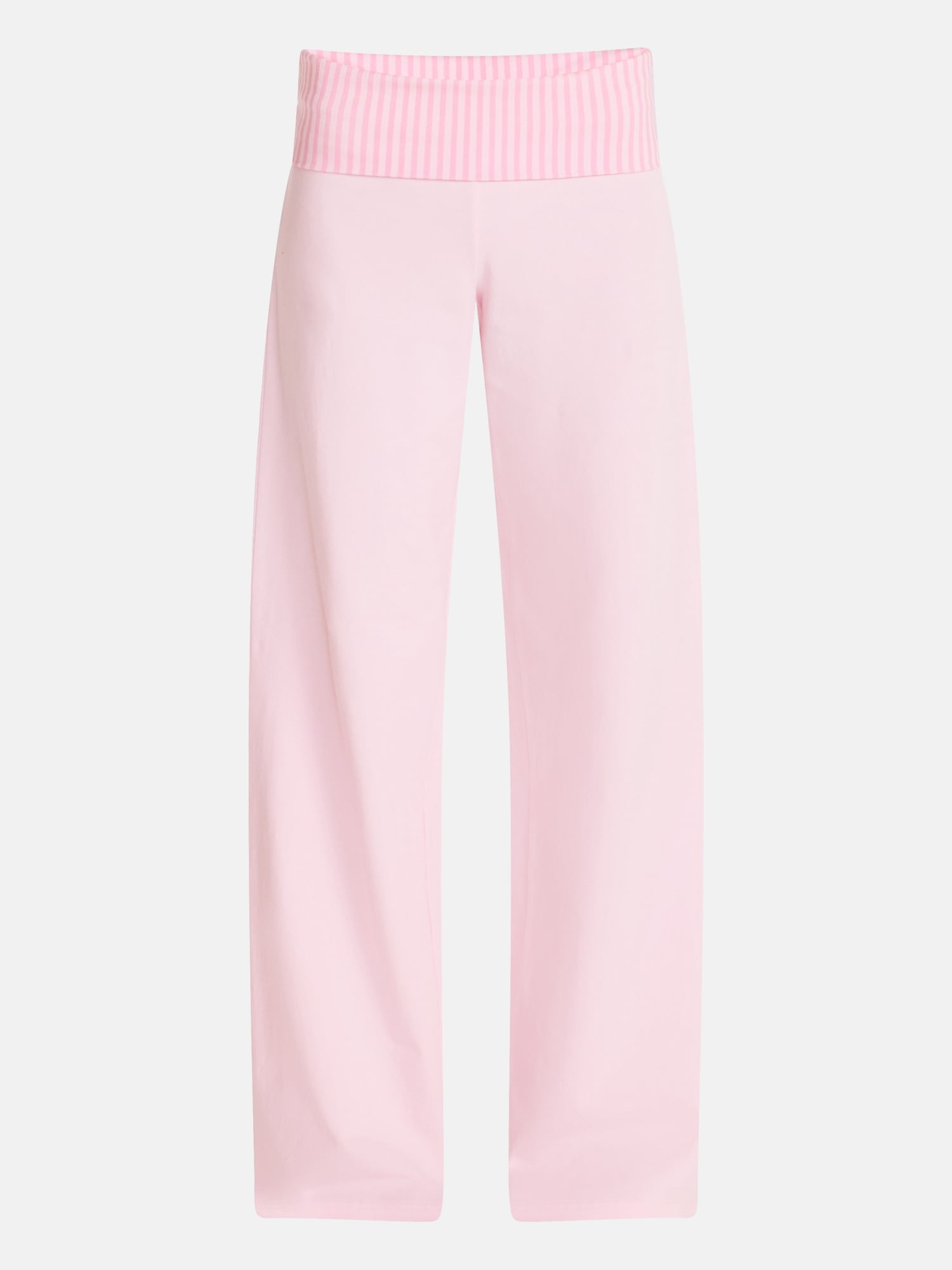 No Boundaries Foldover Wide Leg Pants, 31'' Inseam, Women's XXS-XXL