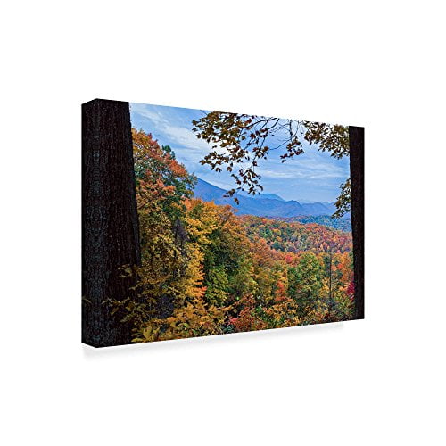 Sunset From Morton Overlook Great Smoky Mountains Giclee Canvas Picture Art 