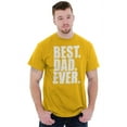 thumbnail image 4 of Cool Father's Day Best Dad Ever Men's Big & Tall Crewneck Graphic Tee Brisco Brands 3X, 4 of 5