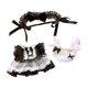 thumbnail image 1 of Conjunto de tocado y delantal para muñeco de peluche, accesorios de moda para fotos Para muñeca de 10cm, 1 of 9