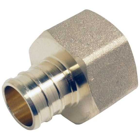 Apollo Valves APXFA3434 Pipe Adapter, 3/4 in, PEX x FPT, Brass, 200 psi Pressure