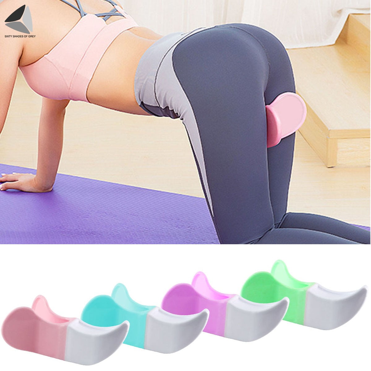 Pelvic Floor Muscle Trainer, Cushion Type Kegel Trainer, for Pelvic Floor  Physical Therapy and Kegel Sports Products Grey(upgrade)