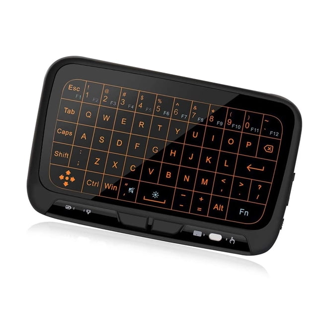 Clavier Sans Fil et Combo Souris Tactile, Écran Tactile 2.4ghz Extra Large pour Android TV Box, HTPC, IPTV, PC, PS3 (Rétroéclairé)