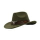 thumbnail image 5 of Sombrero de vaquero elegante, sombrero de vaquera para vacaciones, hombres, mujeres, viajes, rendimiento. Verde, 5 of 9