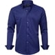 thumbnail image 1 of J.VER Camisas de vestir para hombre, camisa formal de manga larga, elástica, sin arrugas, informal, con botones, 1 of 4