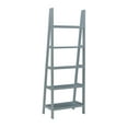 thumbnail image 4 of Linon Archdale Wood Open Back 72" Ladder Bookshelf with 5 Shelves in Gray, 4 of 14