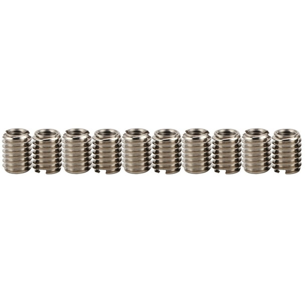 Inserto roscado Jadeshay 10 piezas Insertos roscados de acero inoxidable Grado profesional
