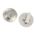 thumbnail image 3 of Sure-Loc DB201-MD FBL Modern Solid Brass Single Cylinder Keyed Entry Deadbolt - Black, 3 of 4