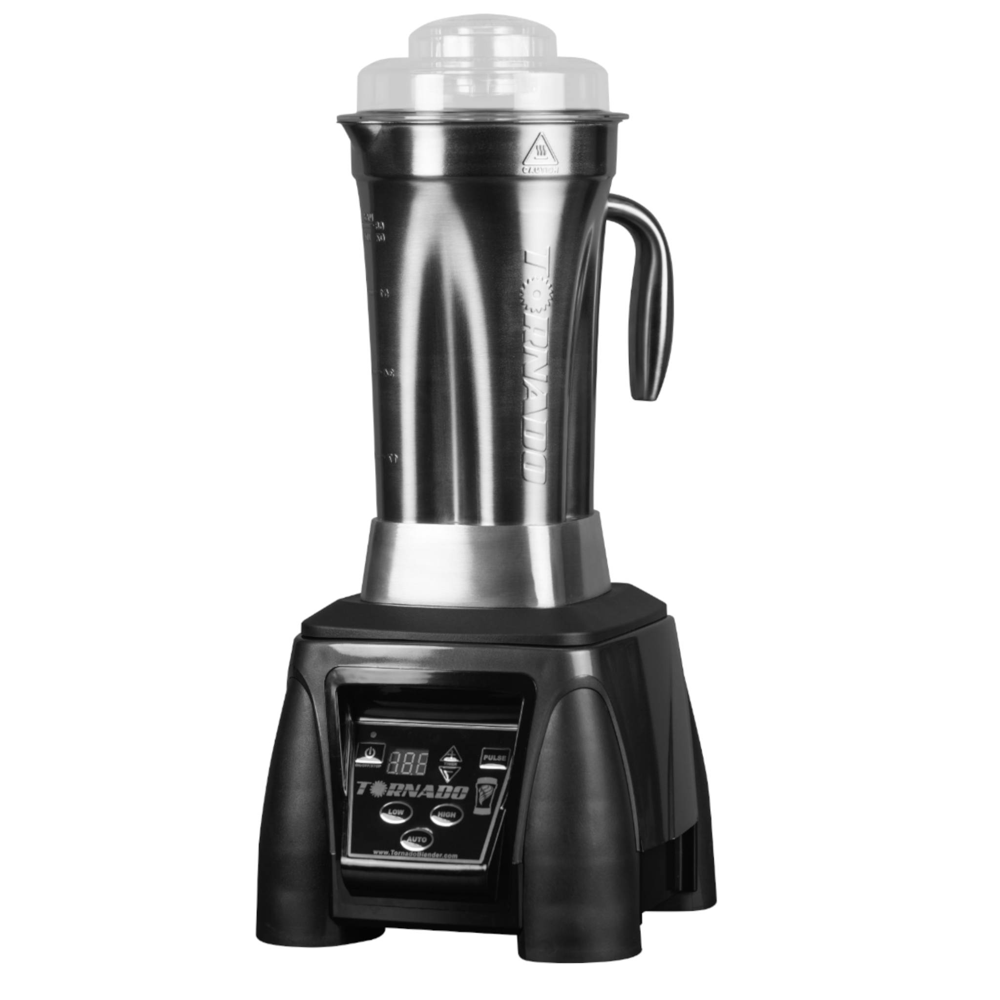 TORNADO High-Performance Stainless Steel Blender / 68 fl. oz. Stainless Steel Container / 1800 Watts / Plastic-Free