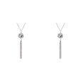 thumbnail image 2 of Guardurnaity Collar de cadena Ajustable Estilo étnico largo Gargantillas con flecos Decoraciones colgantes de metal Collares con borlas Mujer Chica Blanco 2piezas Guardurnaity CBP389476, 2 of 6