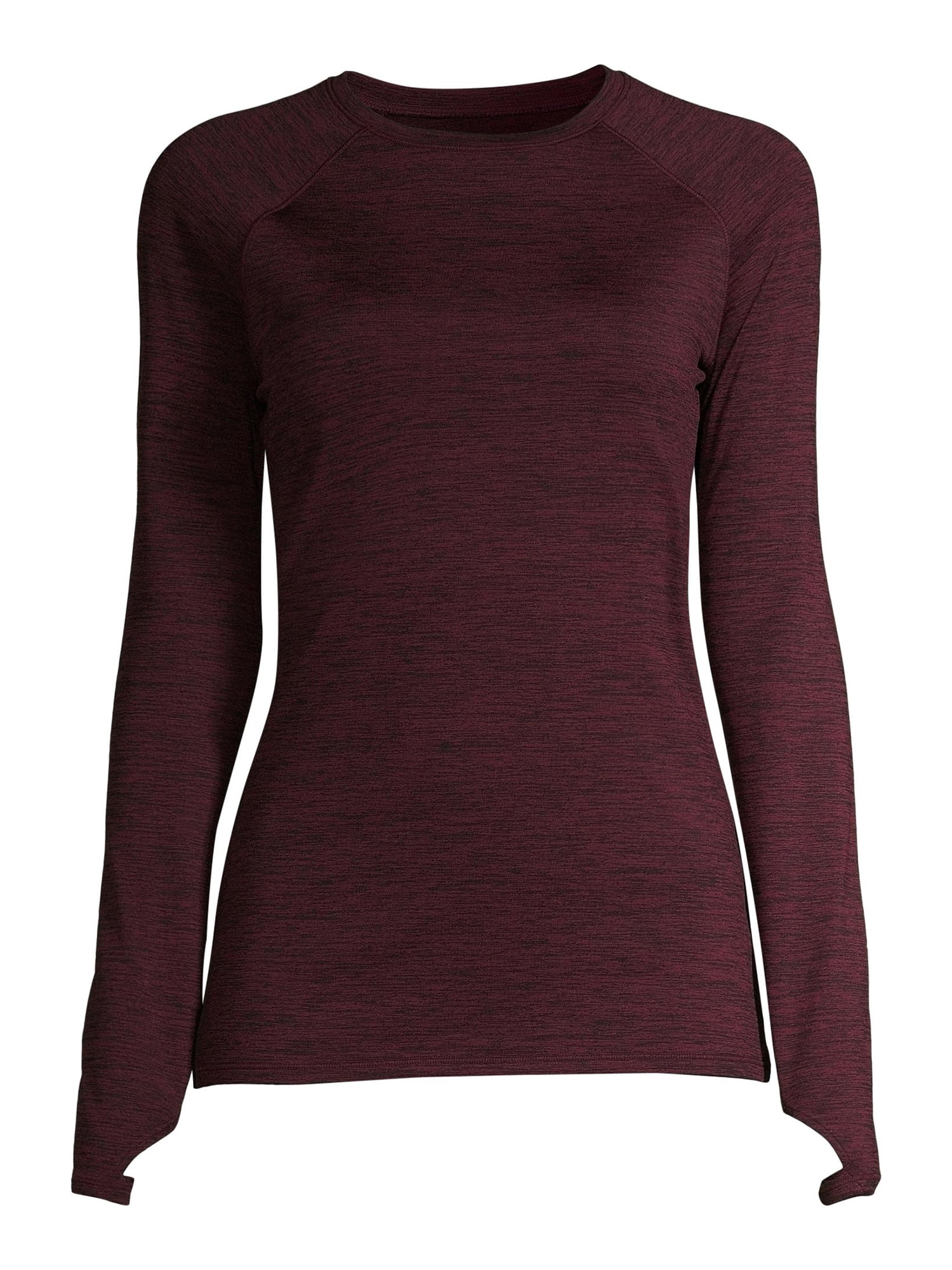 ClimateRight by Cuddl Duds Women's Warm Plush Warmth Crew Neck Base Layer Top, Sizes XS to 4X
