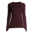 thumbnail image 4 of ClimateRight by Cuddl Duds Women's Plush Warmth Crew Neck Base Layer Top, Sizes XS to 4X, 4 of 6