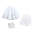 thumbnail image 1 of Conjunto de enagua corta de 2 capas, disfraz de Lolita para fiesta de cosplay, suministros de recuerdo 45 centímetros, 1 of 8