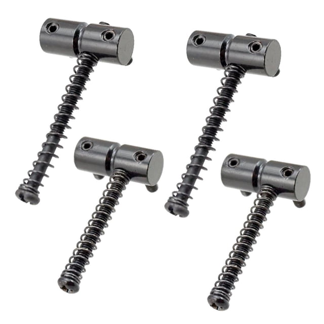 Sillines De Bajo Para Guitarra De 4 Piezas Para Accesorios De Reemplazo De Bajos Eléctricos Negro
