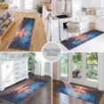 thumbnail image 7 of Flamingoes Coconut Trees Lake Runner Rug Machine Washable Area Rugs Carpet Non Slip Entryway Mat for Bedroom Entryway Front Door, 7 of 7