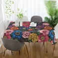 thumbnail image 3 of Yayeee Tablecloths 60" x 108" Rectangle Wrinkle Resistant Party Table Cover, Vibrant Blooming Flowers, 3 of 8