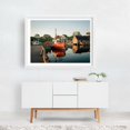 thumbnail image 3 of Peggy's Cove Harbor - Peggys Cove Nova Scotia Canada Photography Harbor Boat Coastal Landscape Scenic Rural Rustic White Framed Wall Art Print 9 x 12 inches, 3 of 4