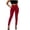 Wine, variant on Womens Jeggings Pants High Elastic Waist Casual Stretch Pant Fashion Business Officewear Trousers with Pockets Coffee,S