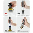 thumbnail image 3 of Electric Wine Opener Set 6-in-1 Automatic Electric Wine Bottle Opener Rechargeable Wine Gift Set TOMEEM, 3 of 8