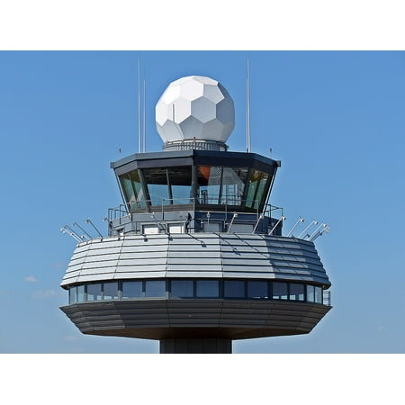 Canvas Print Control Tower Aviation Tower Air Traffic Airport Stretched Canvas 10 x