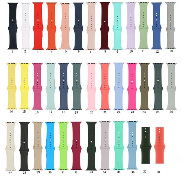 Para iwatch Series 8 7 6 SE 5 4 3 2 1 correa de silicona para Apple Watch Ultra 49mm 38mm 42mm 40mm 44mm 41mm 45mm de goma suave deportes correa de reloj