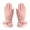 Pink, variant on qolati Gloves for Women Winter Fleece Warm Driving Gloves Soft Touchscreen Texting Windproof Gloves Cold Weather Knitted Thermal Elastic Mittens