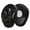 Black, variant on Boxing Pads Focus Mitts, Curved Hook and Jab Target Hand Pads, Great for MMA, Muay Thai, Kickboxing, Martial Arts, Karate Training, Padded Punching, Coaching Strike Shield (Black Red)