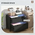 thumbnail image 6 of Office Desks File Cabinet,2 Drawer Filing Cabinet with Adjustable Hanging Bar,For Home and Office,Wooden Office Desks, 6 of 7