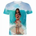 thumbnail image 1 of 2021 neue Sommer männer camisetas Disney película Moana 3D Drucken Junge Mädchen Kinder dibujos animados Anime camiseta Kurzarm frauen camisetas xuanjing unisex, 1 of 2