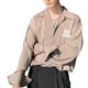 thumbnail image 2 of Camisa de manga larga para hombre con botones de color puro informal y transpirable para hombre Camisa con botones sueltos para fiesta diaria Caqui L, 2 of 8