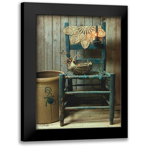 Boyer, Susie 12x14 Black Modern Framed Museum Art Print Titled - This Old Chair