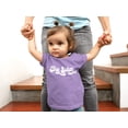 thumbnail image 2 of Retro Big Sister Sibling Reveal Announcement Shirt for Baby and Toddler Girls Sibling Outfits Purple Shirt, 2 of 2