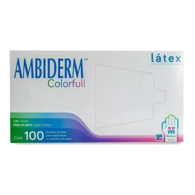 Guante Colorfull C/100 Pz