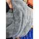 thumbnail image 3 of Funda de sillón puff de terciopelo, suave y esponjosa, funda de sofá redonda grande | 130cm x 60cm | Lavable a máquina | Sin relleno | Protector de muebles acogedor para la decoración de la sala de, 3 of 6