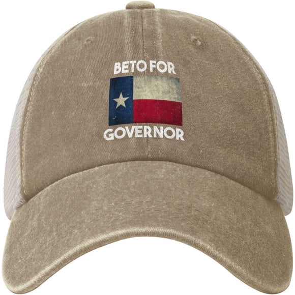 Beto for Governor - Vote O'Rourke Texas Beto Gover Cowboy Hat Men Vintage Mesh Baseball Cap Women Trucker Hat Black