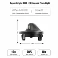 thumbnail image 6 of FLINT- 2 For Ford F150 F250 F350 Accessories White Led Rear License Plate Tag Light Bp, 6 of 6