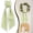 Green, variant on Wreath Sash for Front Door, Cotton Wreath Satin Ribbon Garland, Doorway indoor Outdoor Bow Decoration, Wreath Sash for Holiday Bridal Shower Party (Green, 150*9.5 Cm)