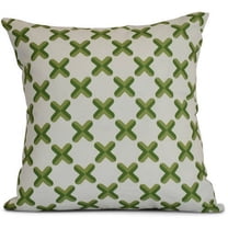 Simply Daisy, Geometric, Criss Cross Outdoor Pillow