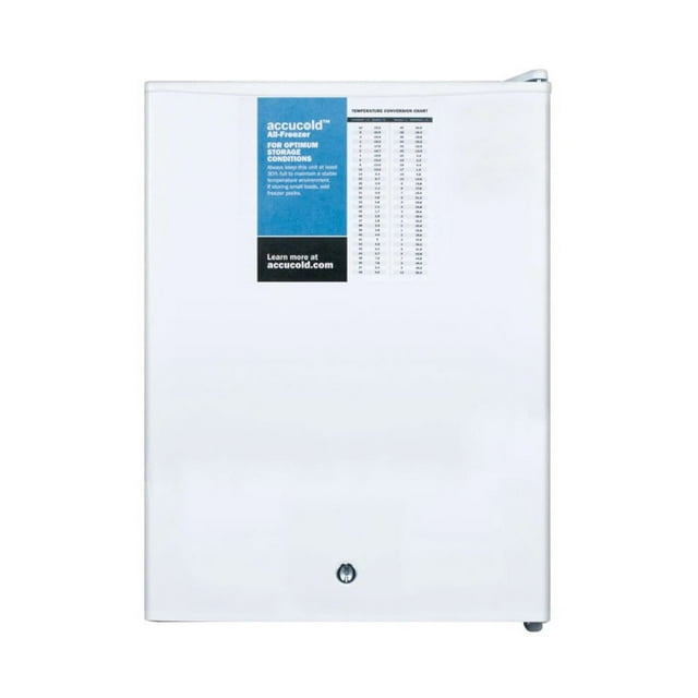 Accucold FS30L 18 1/2" Countertop Medical Freezer - Locking, White, 115v