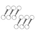 thumbnail image 1 of Cinturas de bloqueador de bloqueo de acero de llaves de acero Liberación rápida de liberación rápida de llave de separación para mujeres accesorios de hombres Regalos Paquete de 6 Inevent HA011204-00, 1 of 6